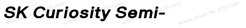 SK Curiosity Semi字体转换